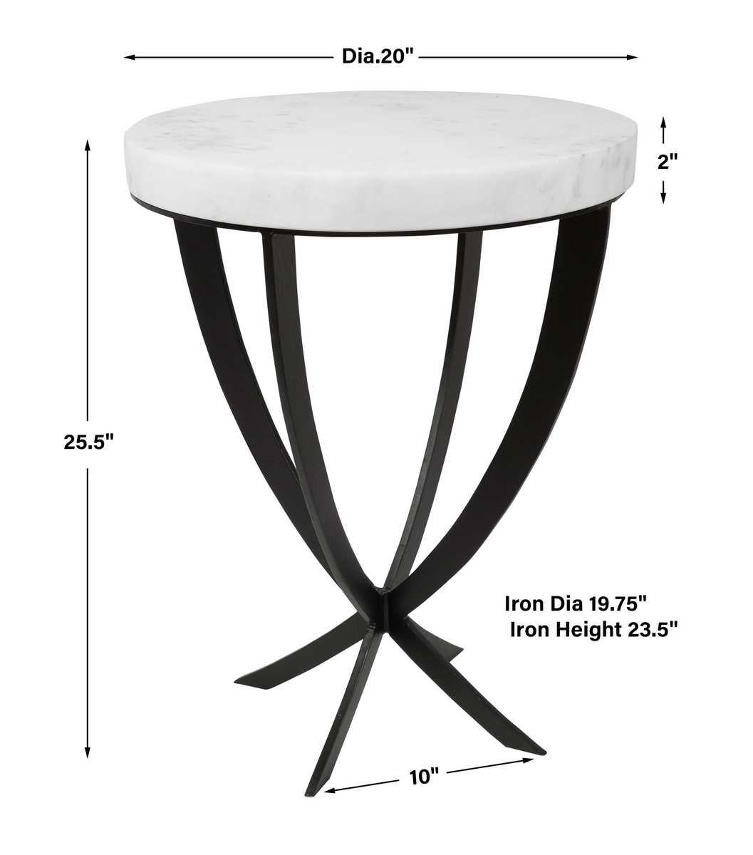 Coronation Accent Table, 2 Cartons