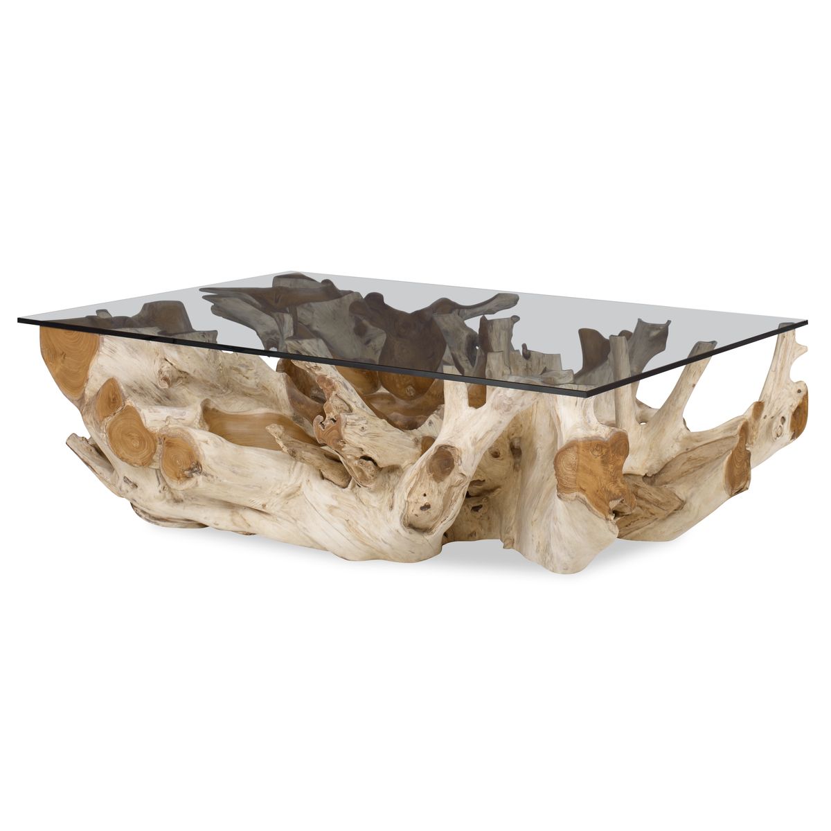 Center Root Coffee Table - Rectangle, 2 Cartons