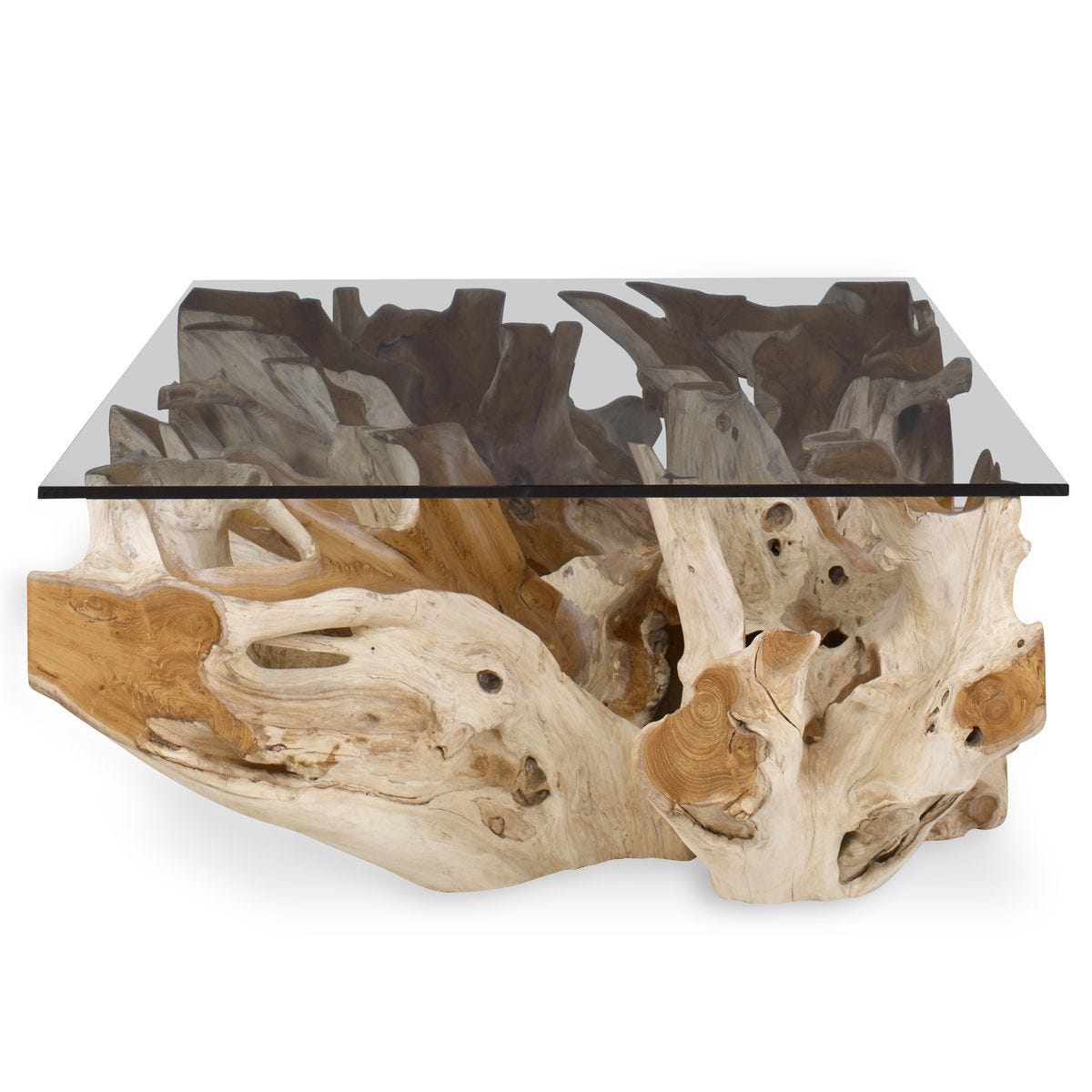 Center Root Coffee Table - Rectangle, 2 Cartons