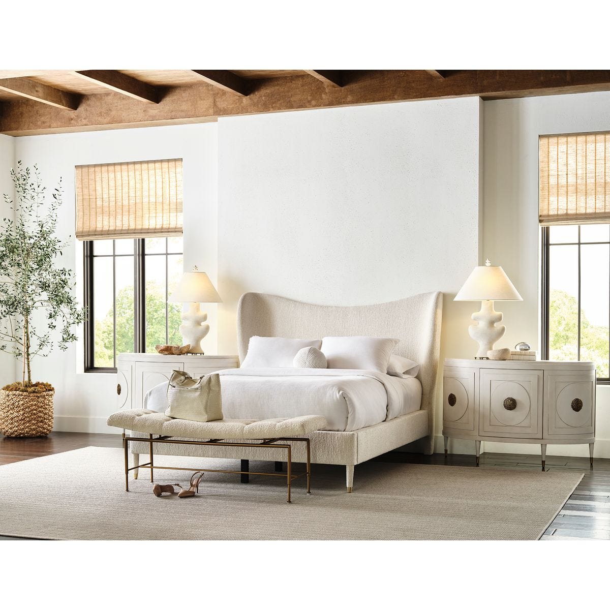 Paris 48 Inch Console Cabinet - White