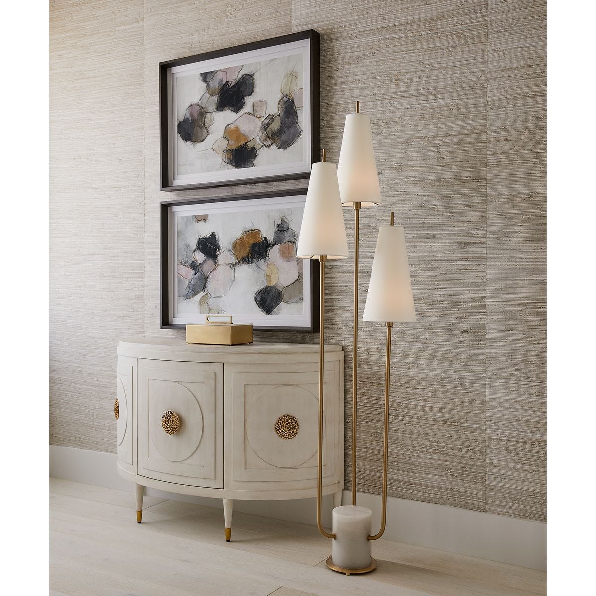 Paris 48 Inch Console Cabinet - White