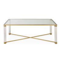 White Pillar Coffee Table
