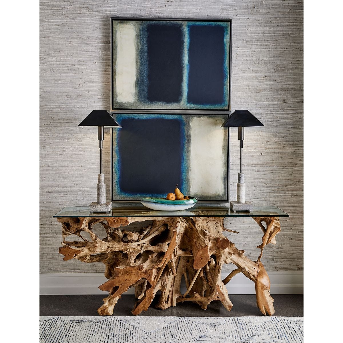 Center Root Console Table - 74x17, 2 Cartons