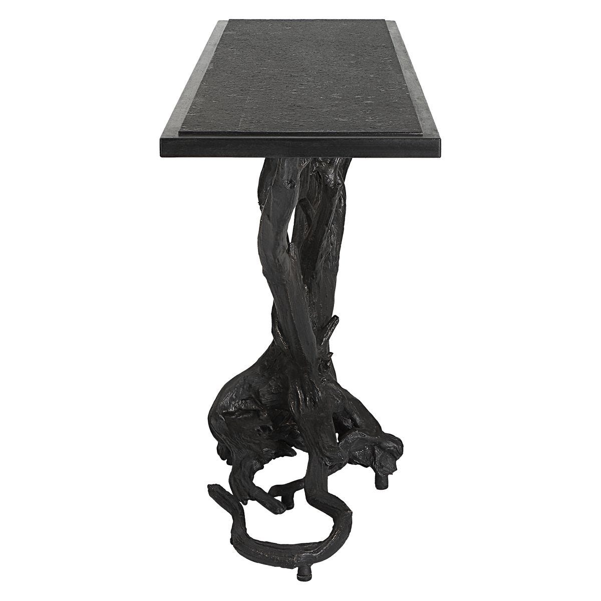 Big Sur Console Table - Bronze/Black, 2 Cartons