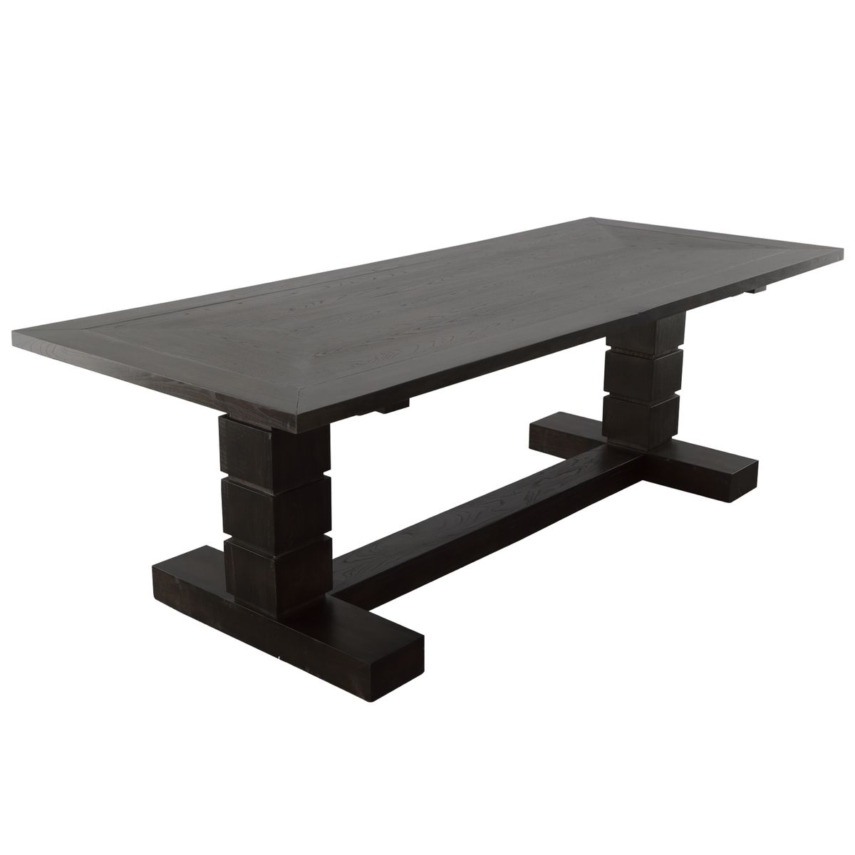 Black Magic Extension Dining Table, 2 CARTONS