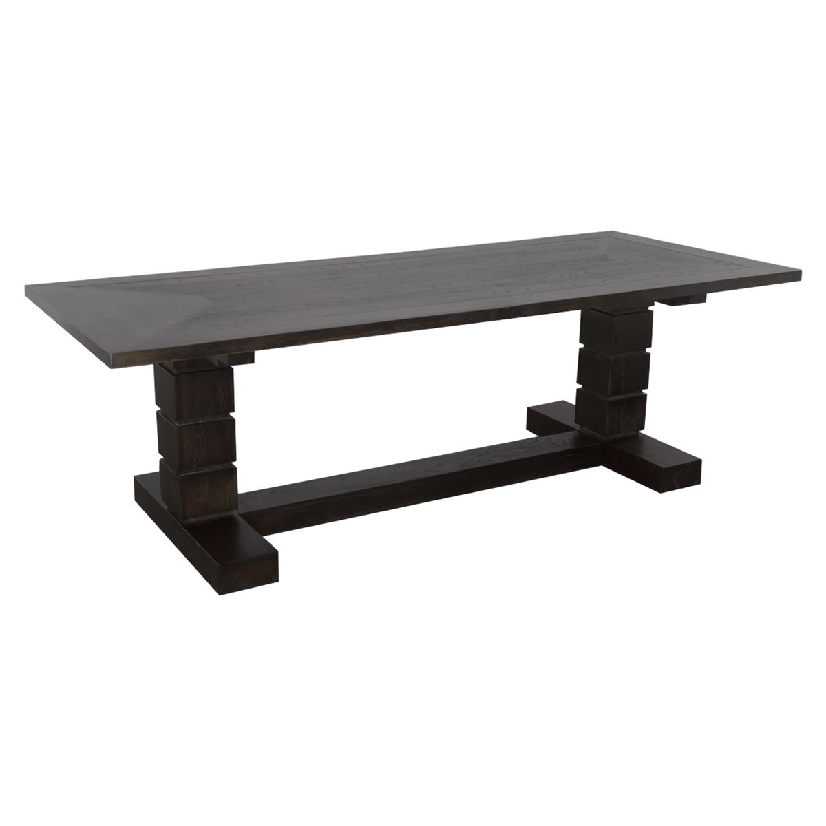 Black Magic Extension Dining Table, 2 CARTONS