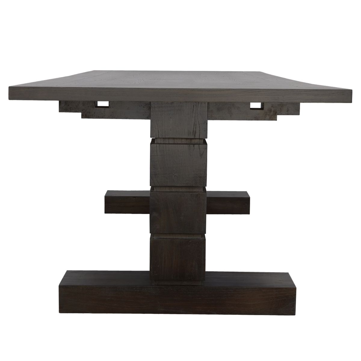 Black Magic Extension Dining Table, 2 CARTONS