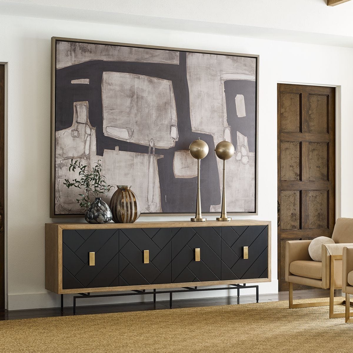 Interlace 4 Door Cabinet