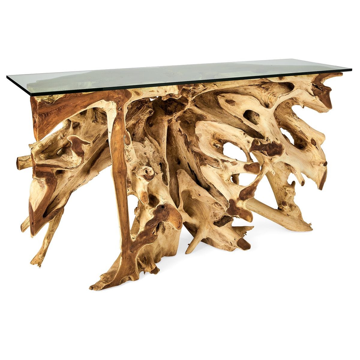 Center Root Console Table - 58x17, 2 Cartons