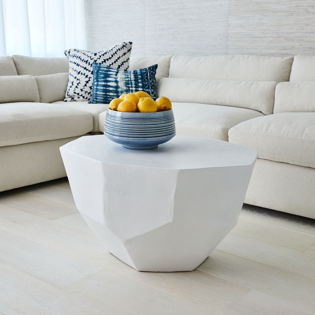 Cathenna Coffee Table - White Medium