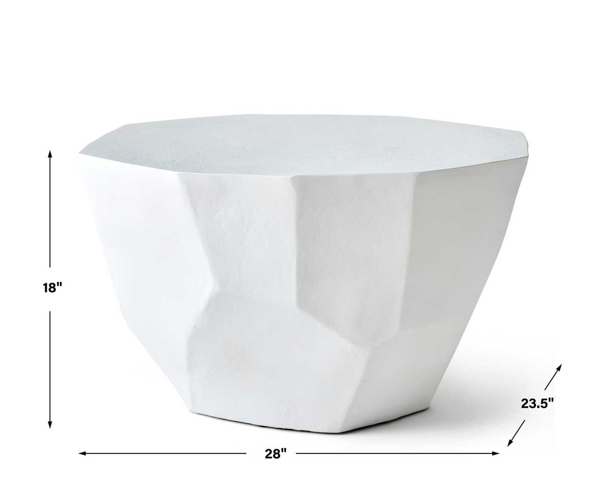 Cathenna Coffee Table - White Medium
