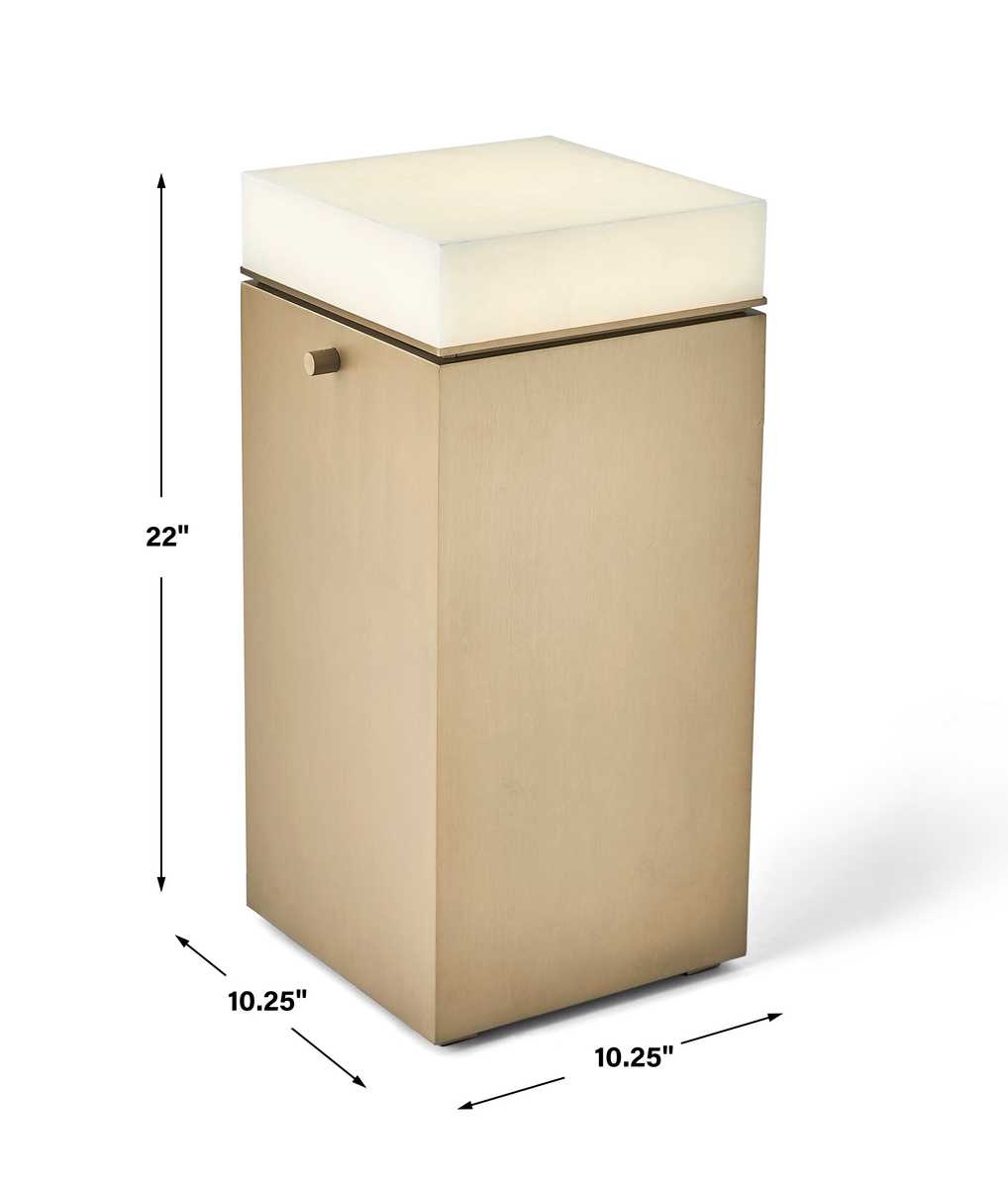 Enlighten Table Lamp - Brass Short