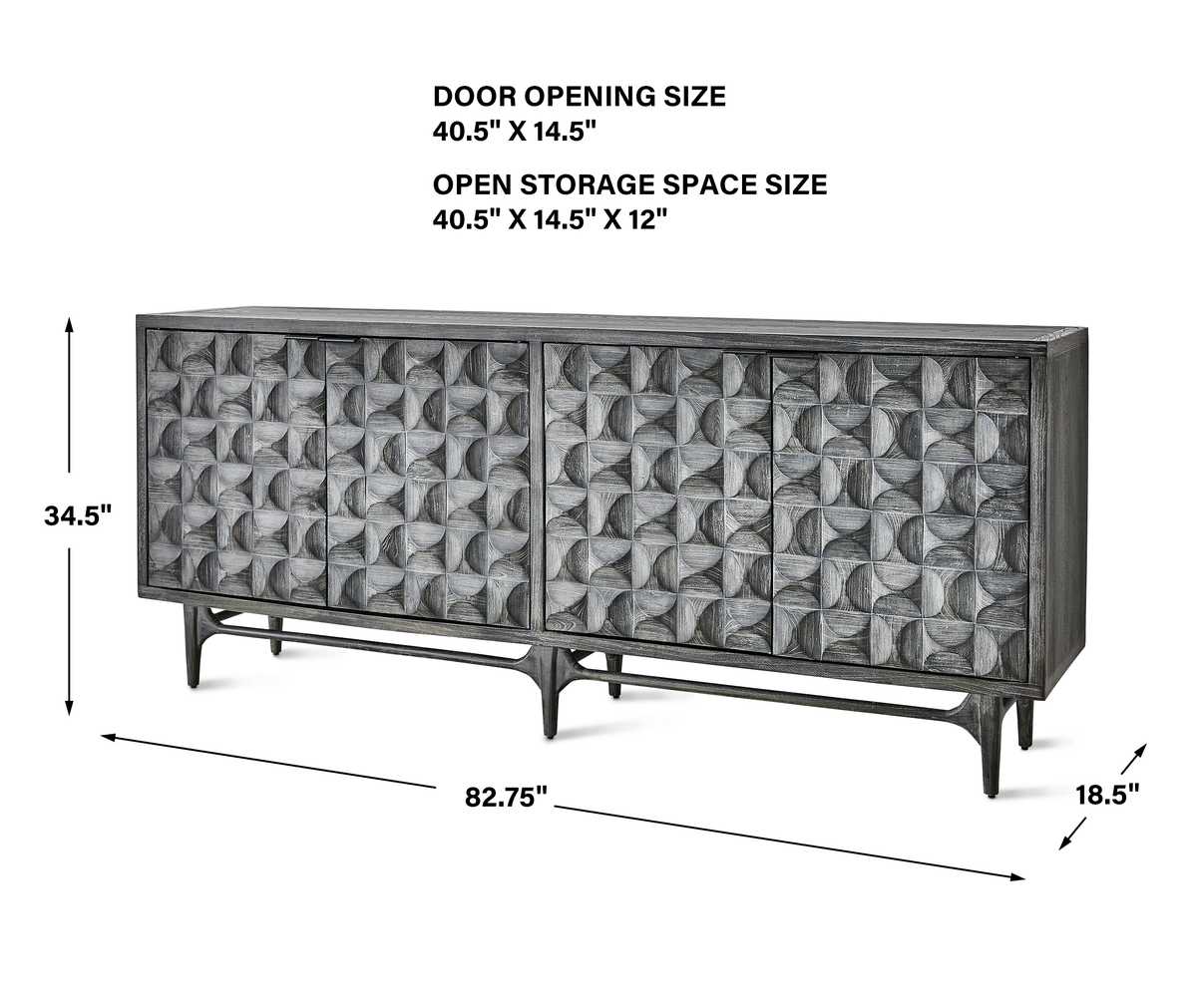 Foursquare 4 Door Cabinet