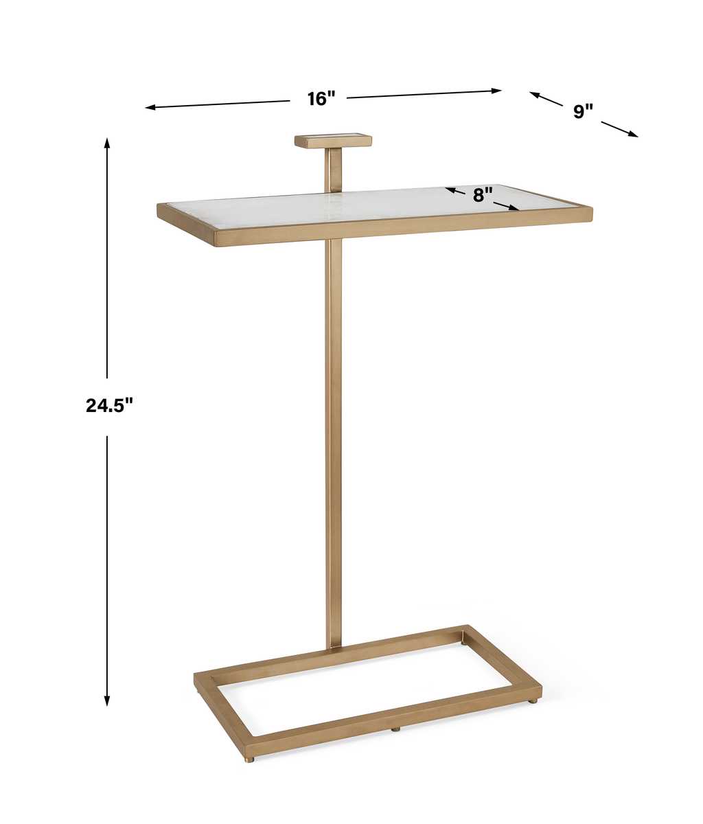 Jewel Pull Up Accent Table - Rectangle