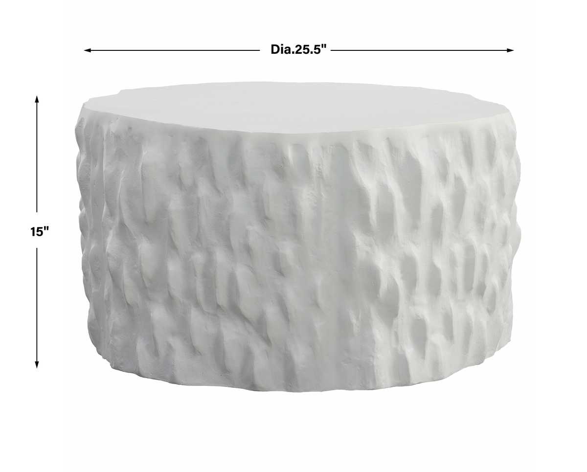 Snowbank Accent Table - Low
