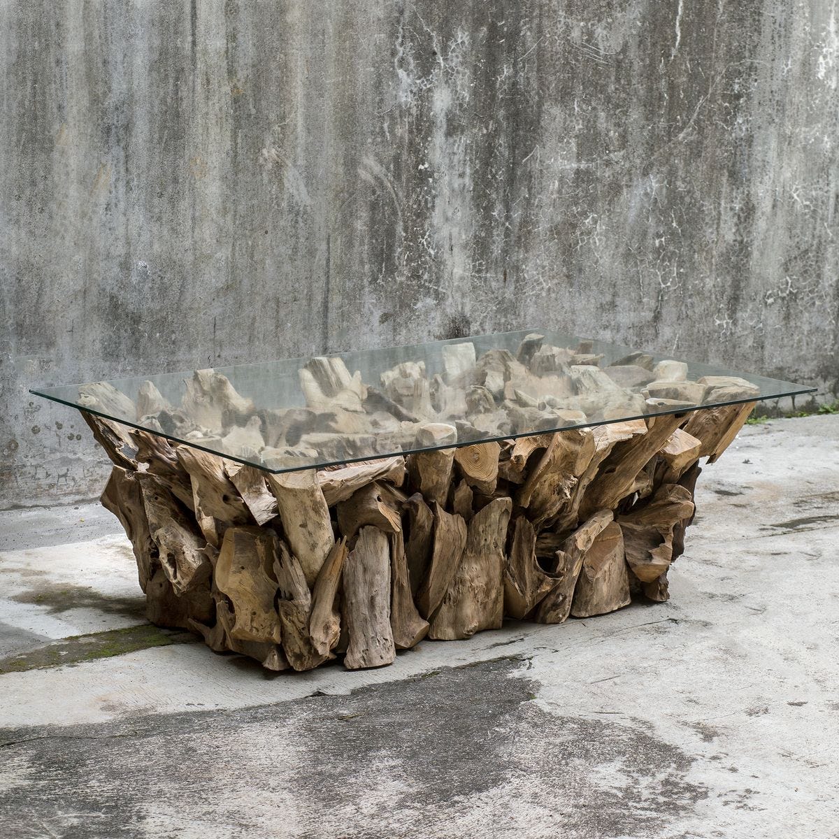 Teak Root Coffee Table, 2 Cartons