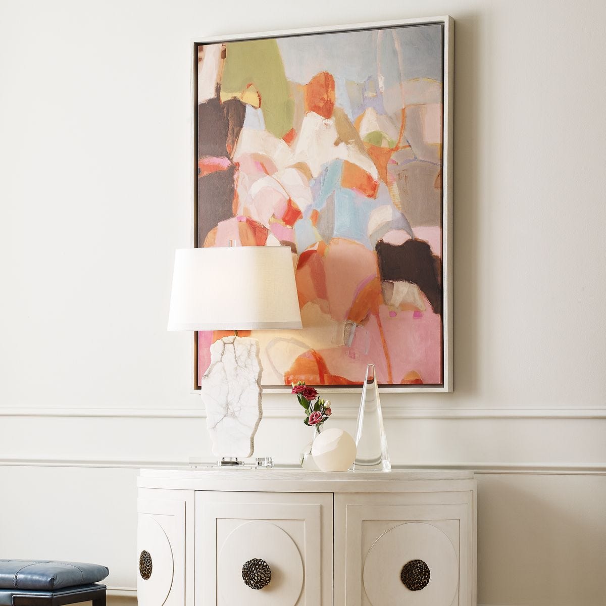 Slice Table Lamp - Alabaster