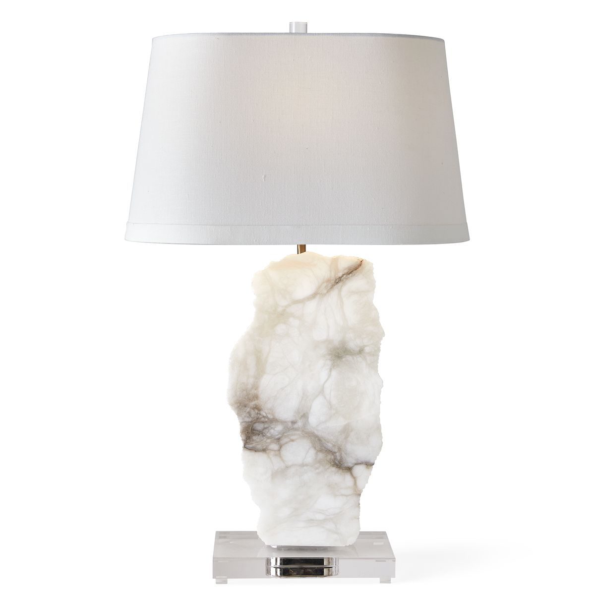 Slice Table Lamp - Alabaster