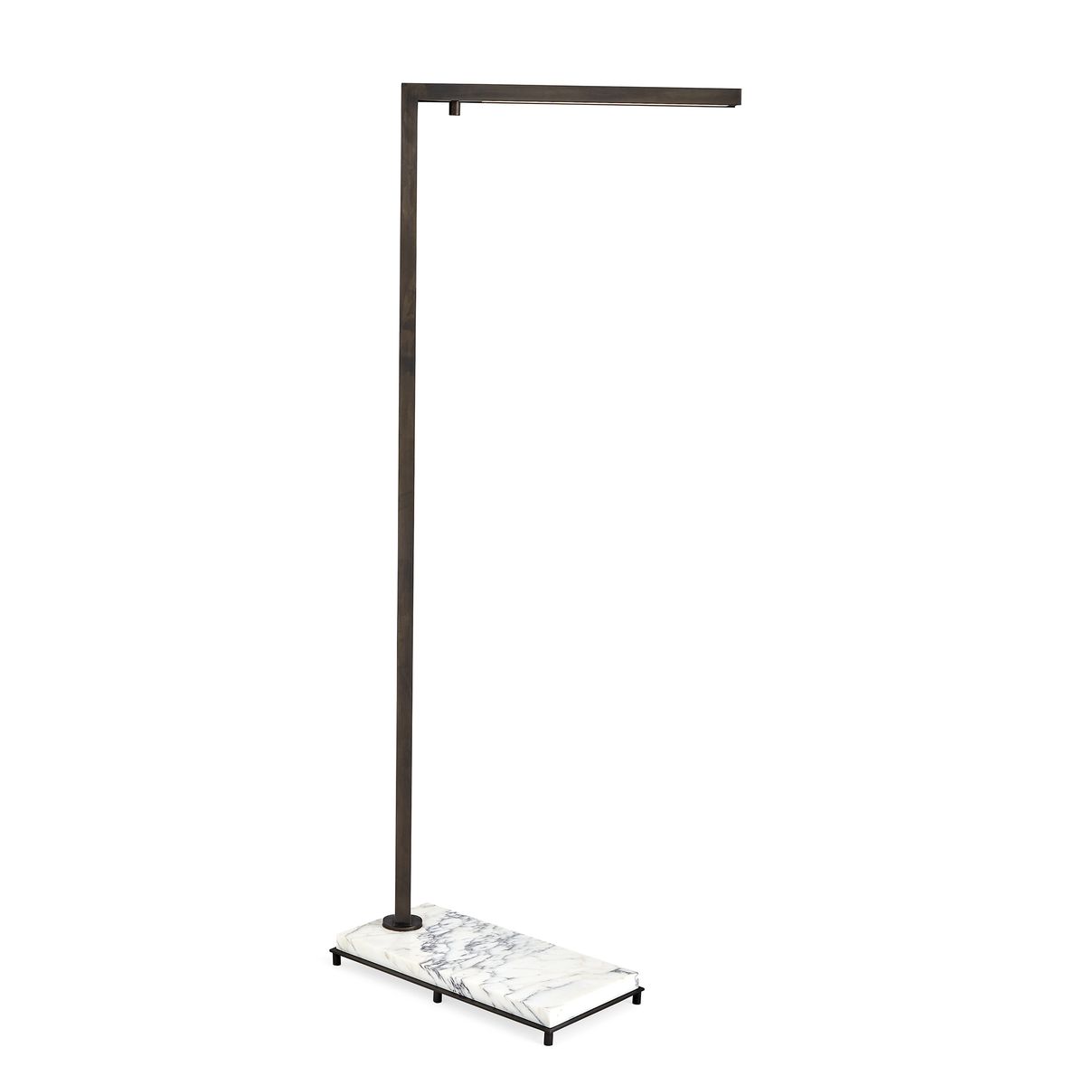 Illume Floor Lamp - Marble/Bronze