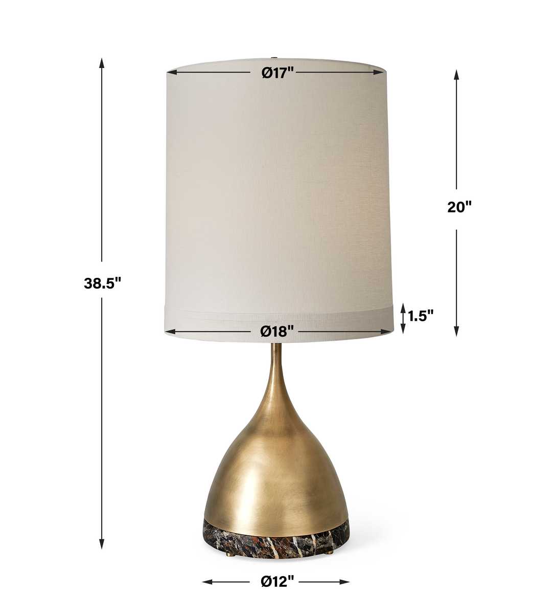 Kiss Table Lamp - Michelangelo Marble