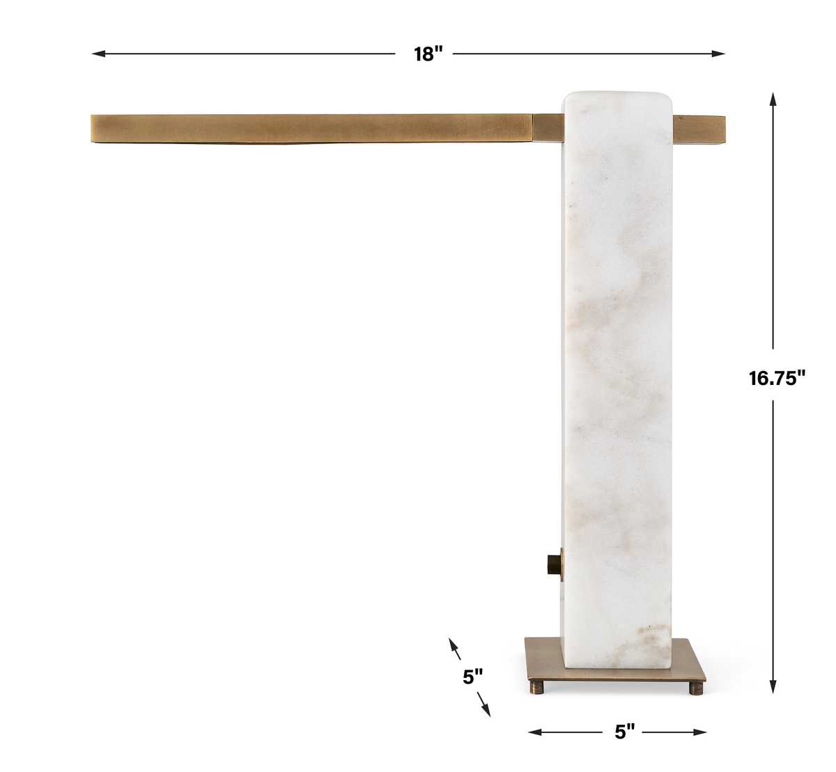 Director Table Lamp - Marble