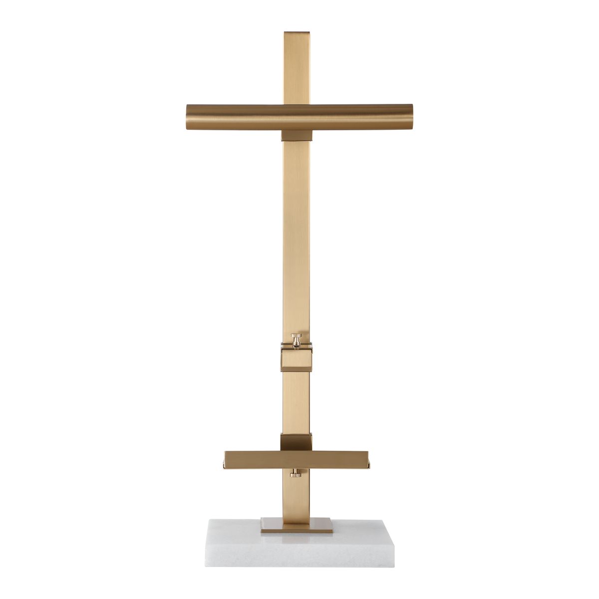 Lean On Me Lighted Easel - Marble/Brass