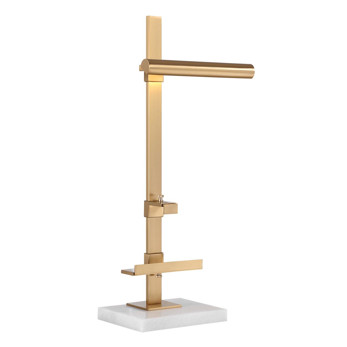 Lean On Me Lighted Easel - Marble/Brass