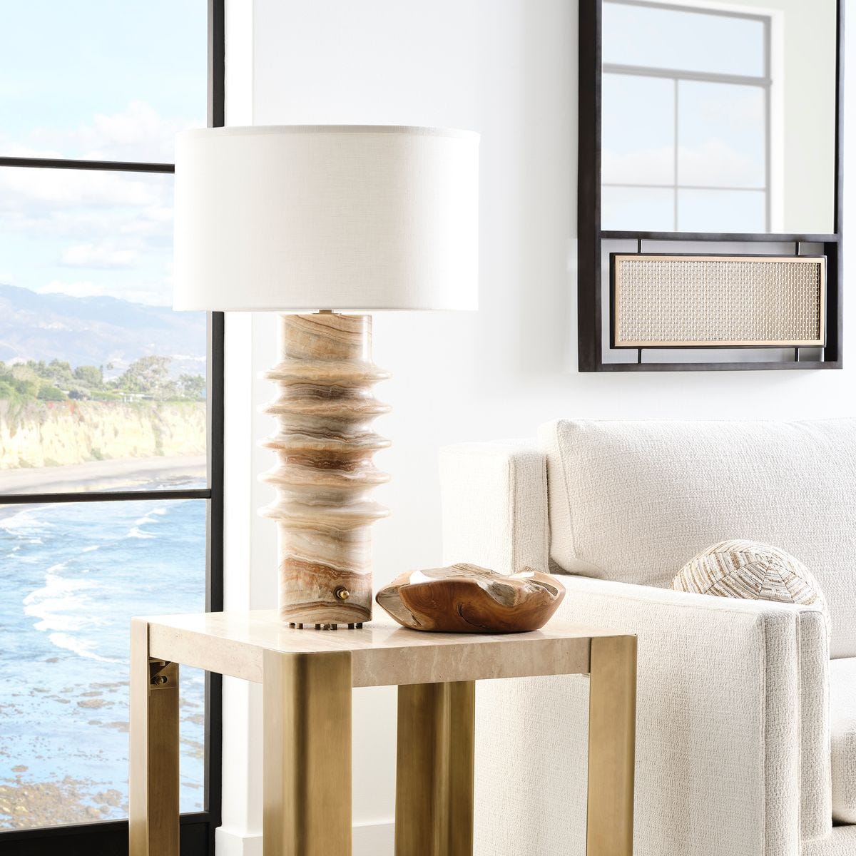 Ring Around Table Lamp - Onyx