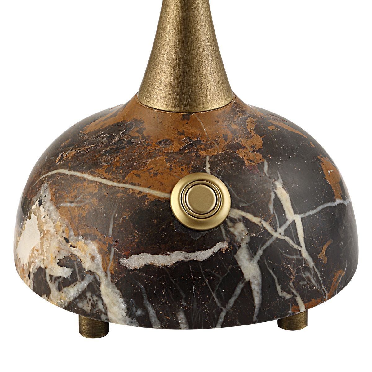 Hard Hat Rechargeable Mini Lamp - Marble/Brass