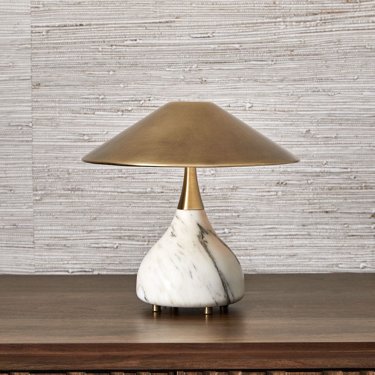 Kiss Rechargeable Mini Lamp - Arabescato Marble