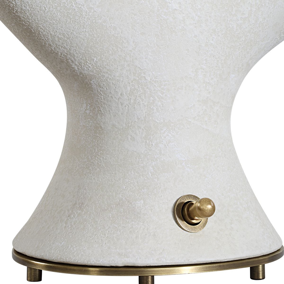 Frosted Leaf Table Lamp