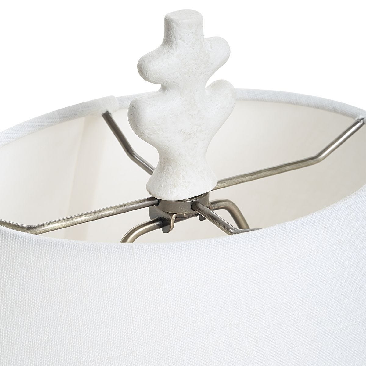 Frosted Leaf Table Lamp