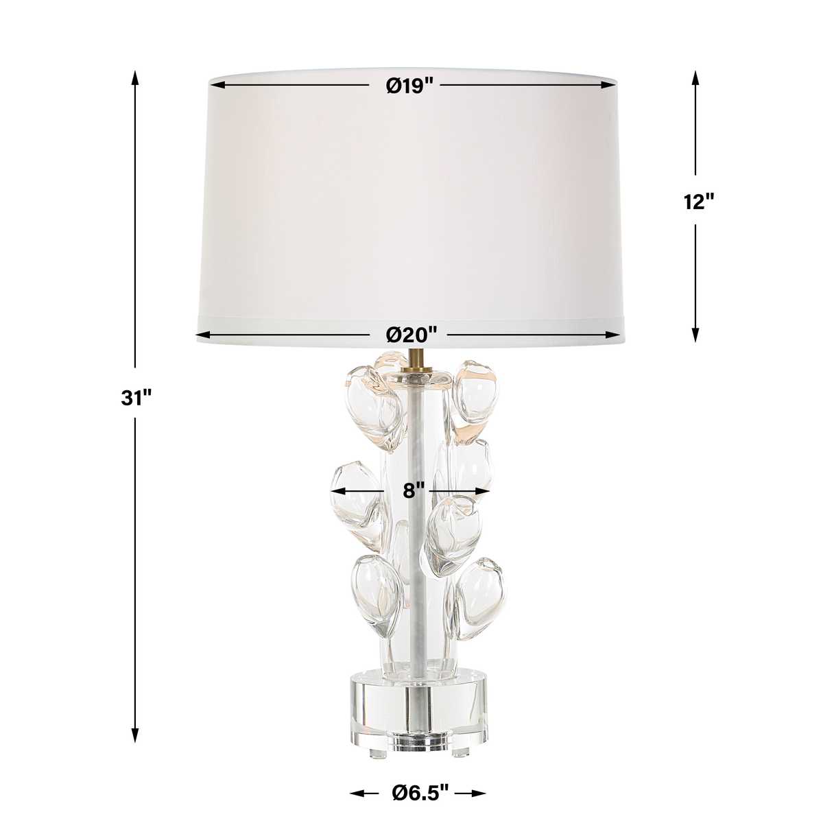Clear Bloom Table Lamp