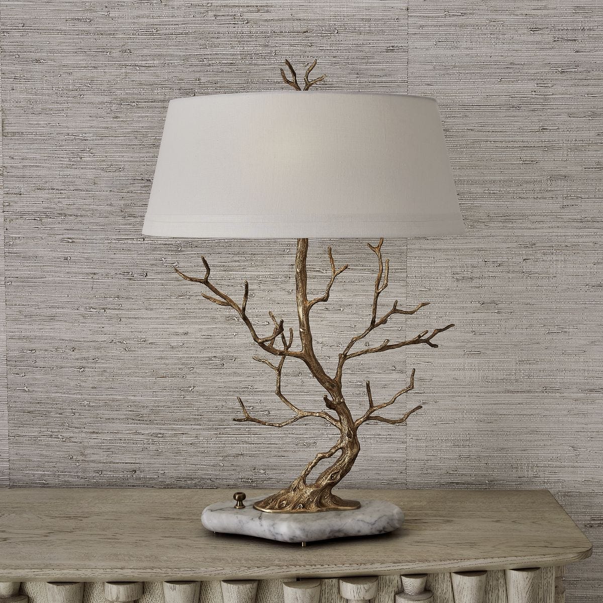 Golden Chestnut Table Lamp