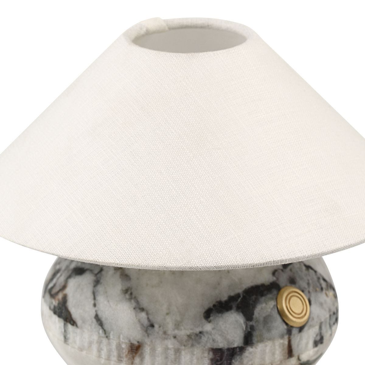 Curling Stone Rechargeable Mini Lamp - Marble