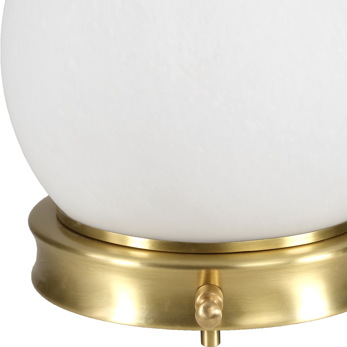 Light Hearted Table Lamp - White Alabaster