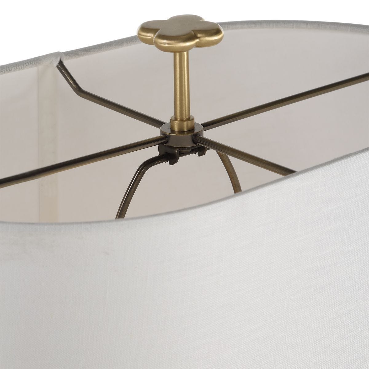 Golden Clover Buffet Lamp