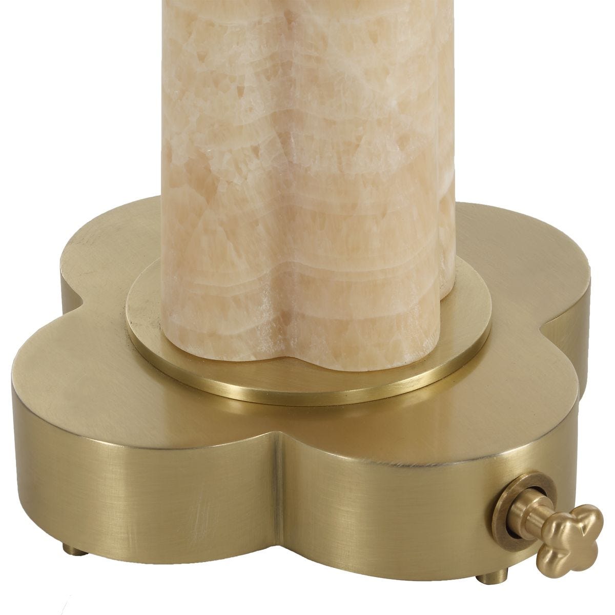 Golden Clover Buffet Lamp