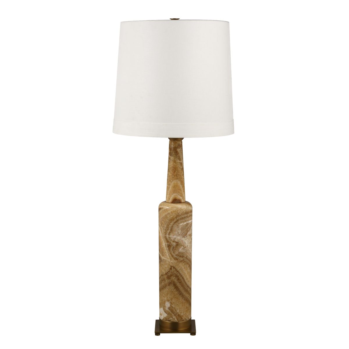 Statuesque Table Lamp - Latte Onyx