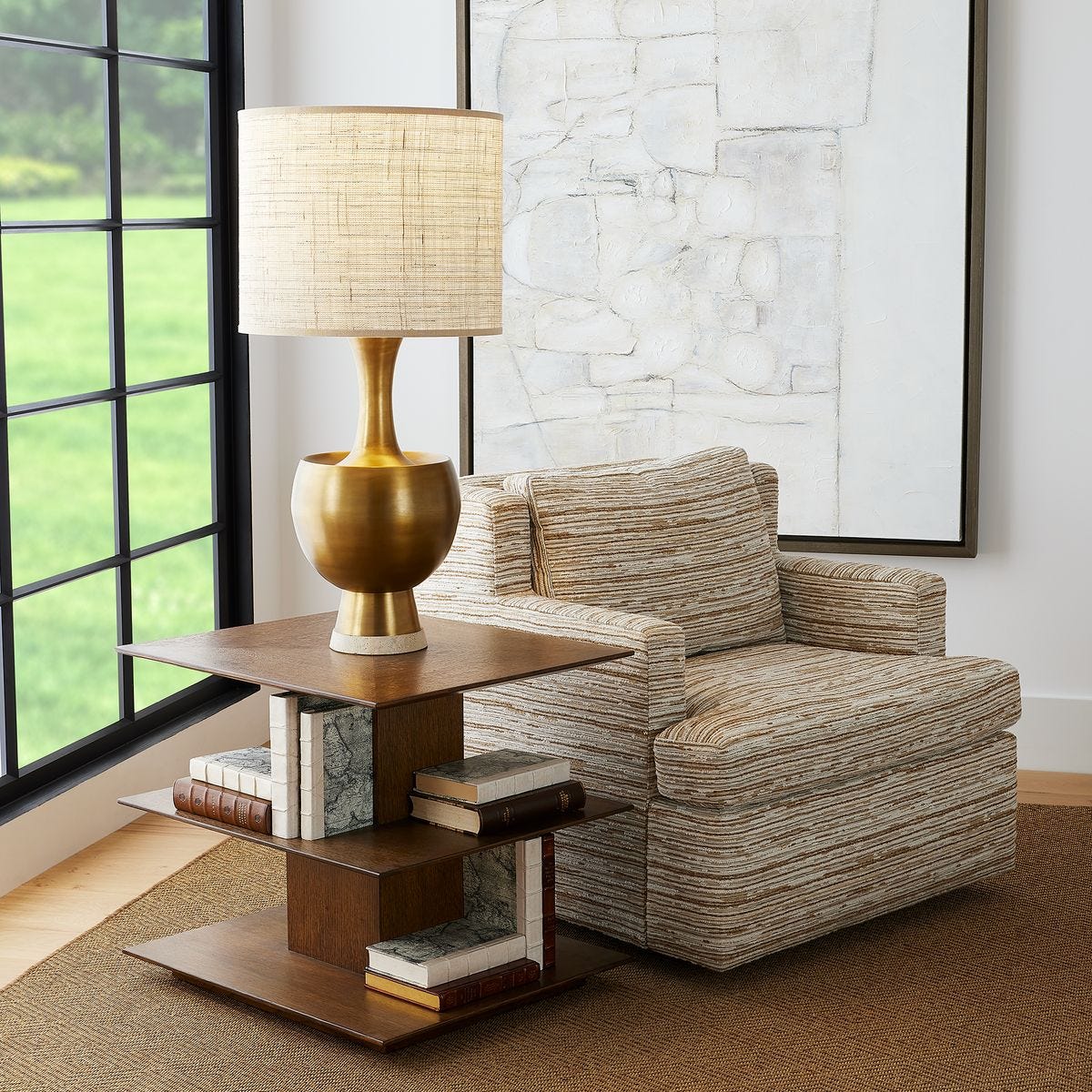 Brass Vessel Table Lamp
