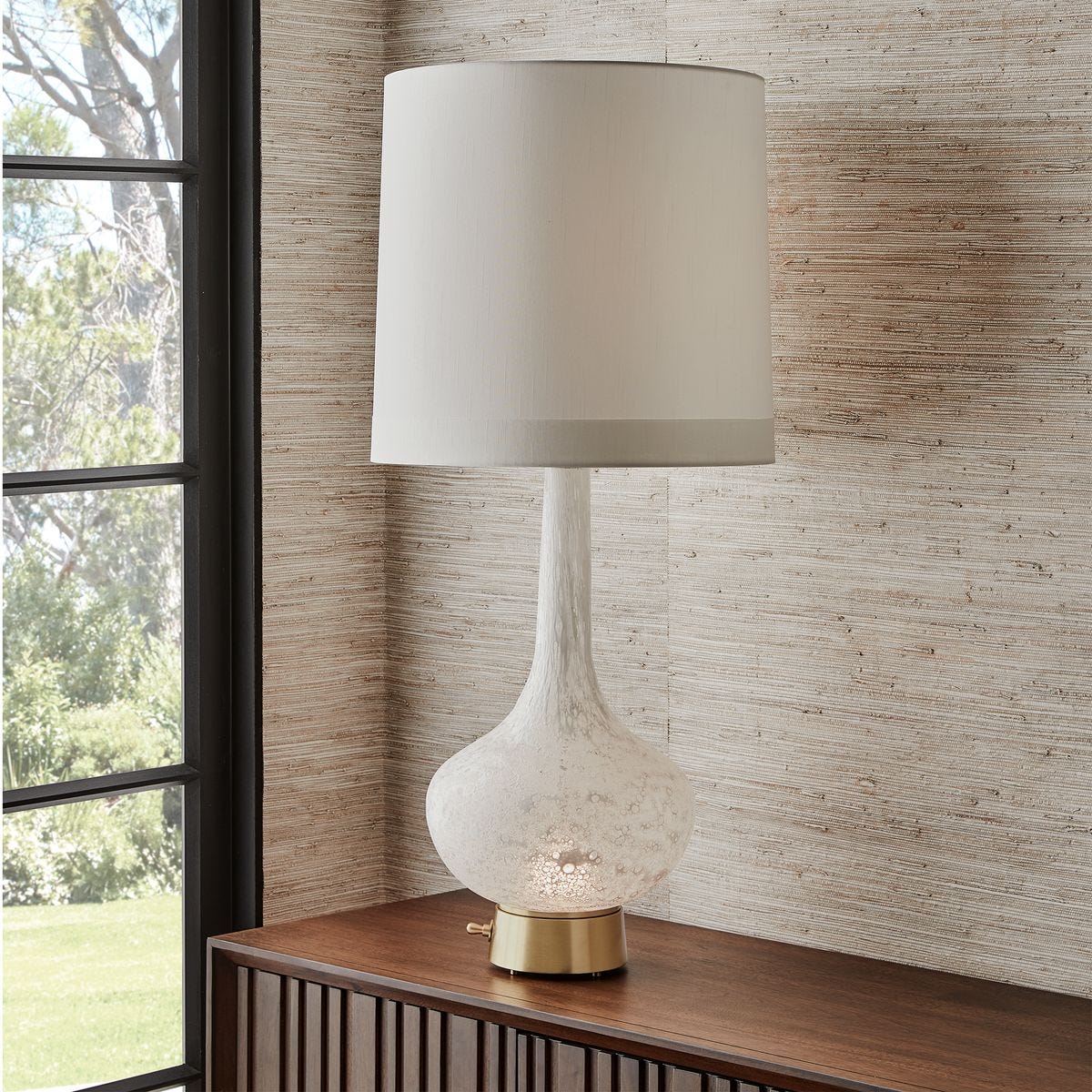 Swan in Flight Table Lamp