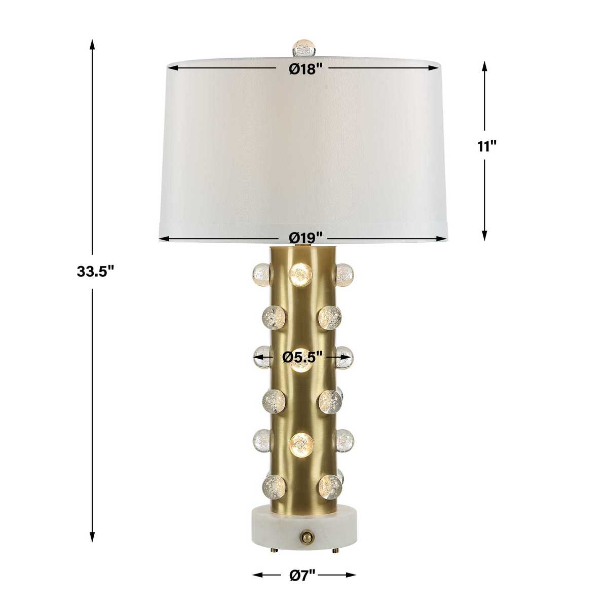 Glowing Bubbles Table Lamp