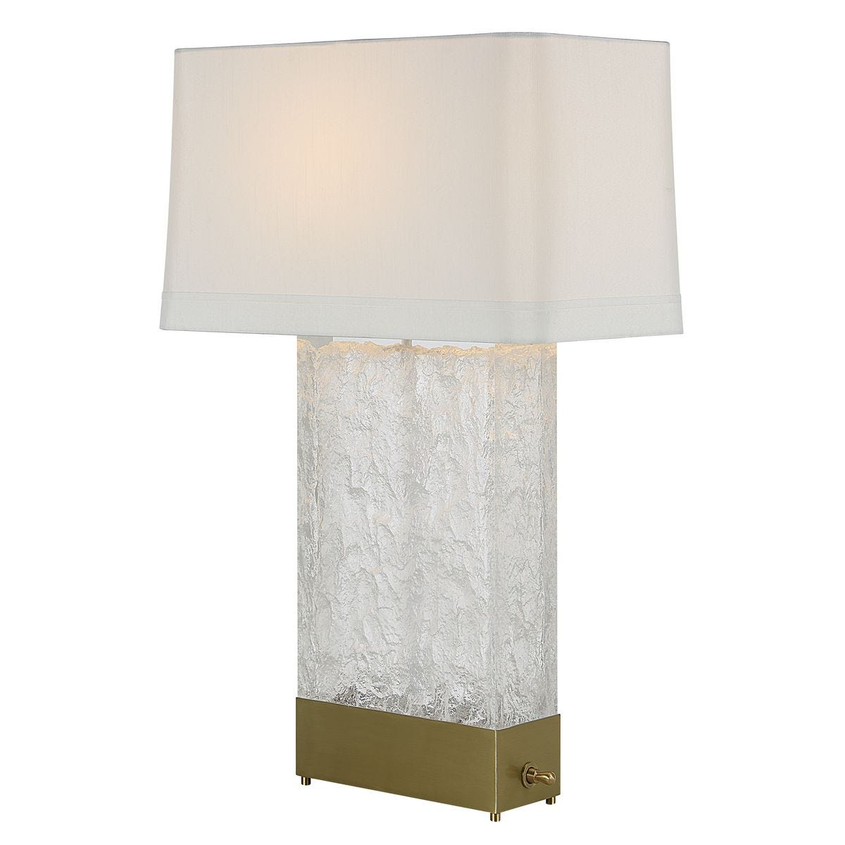 Lit Glacier Table Lamp