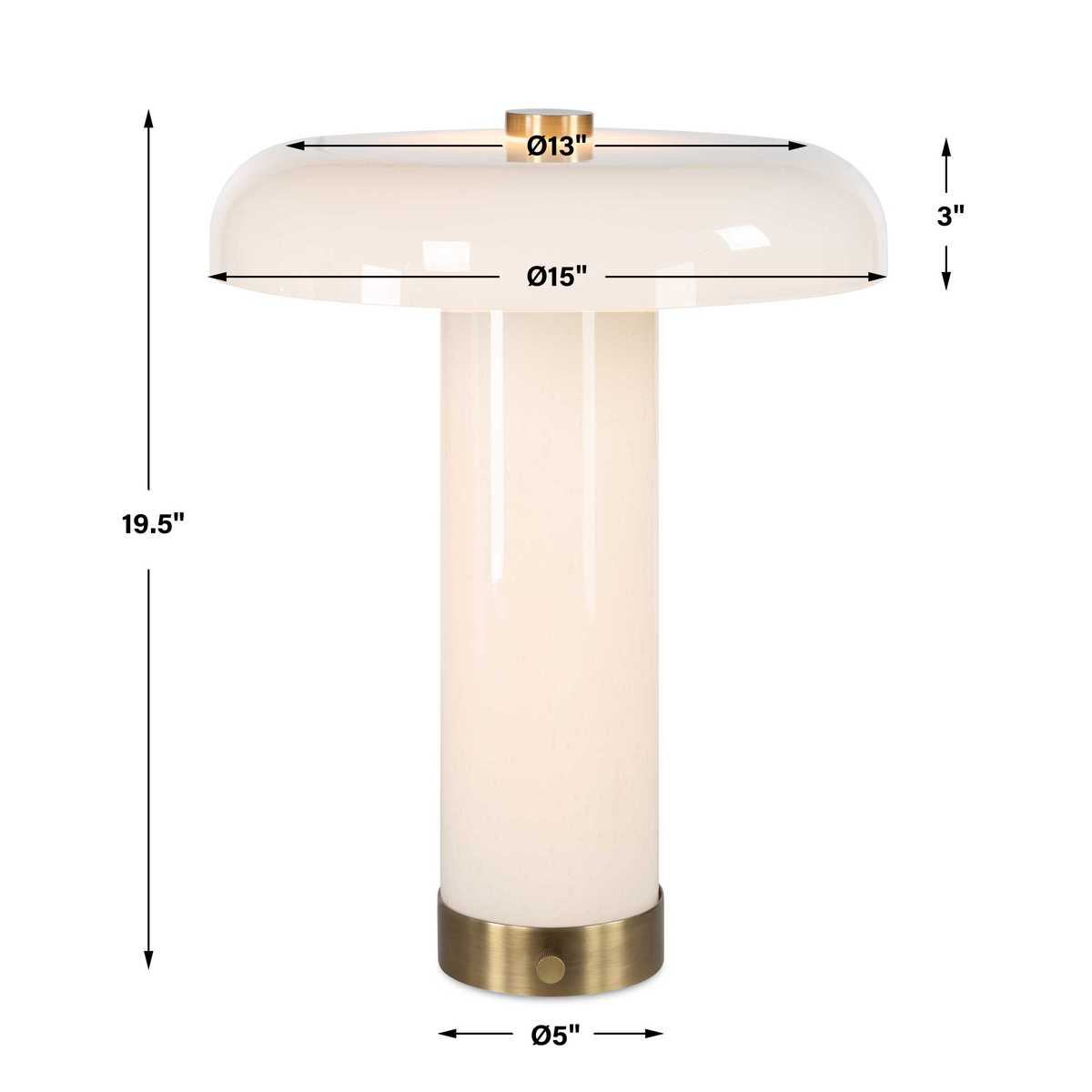 Wide Brim Table Lamp