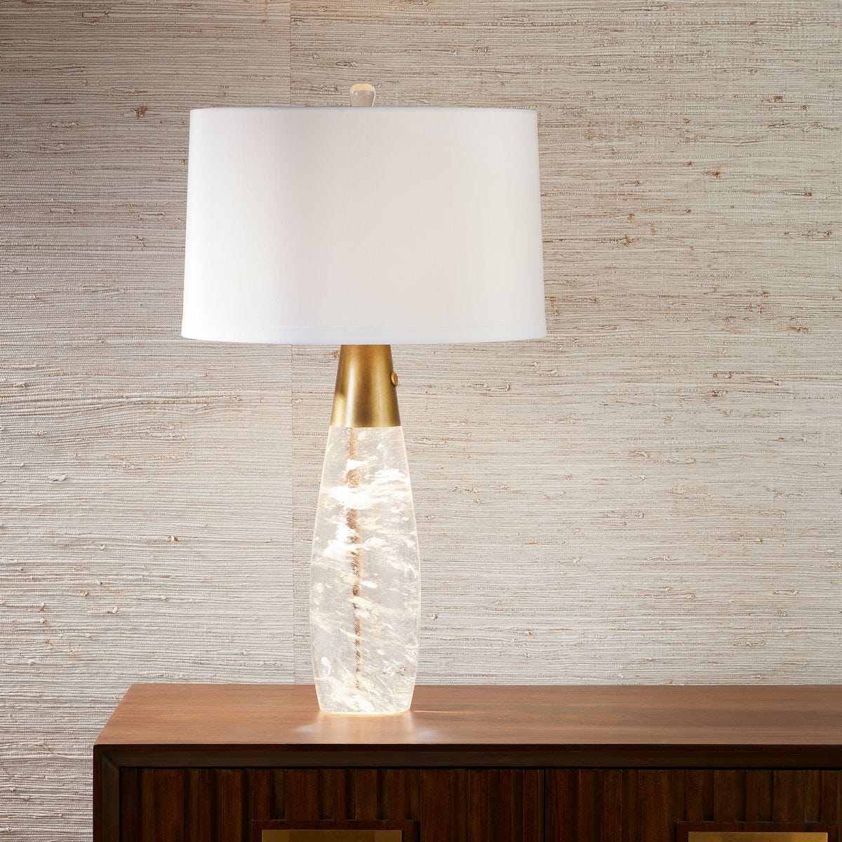 Snow Glow Table Lamp