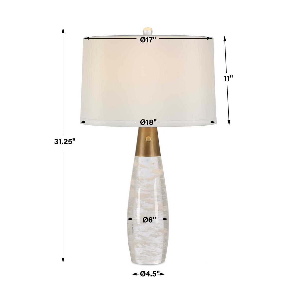 Snow Glow Table Lamp