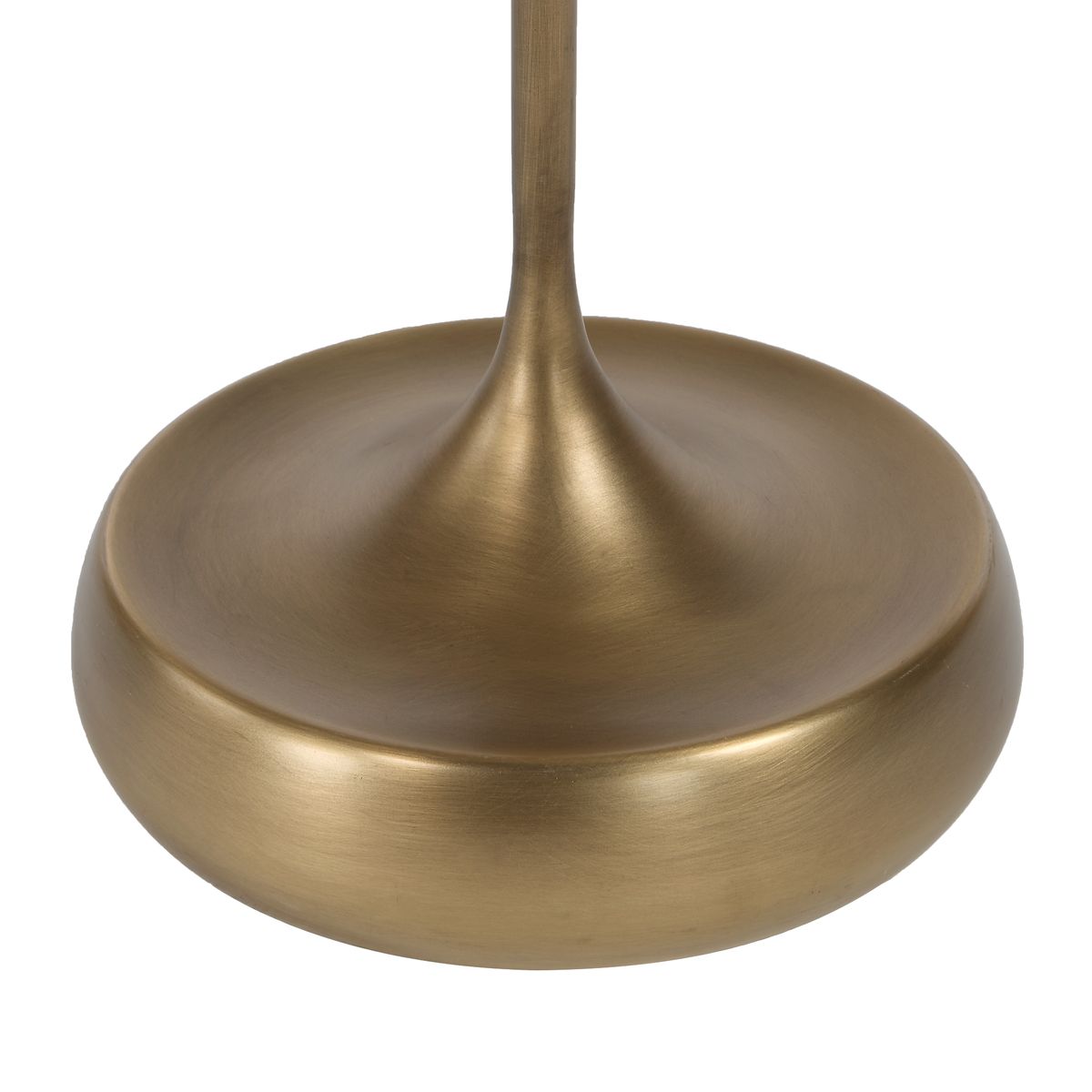 Flat Top Floor Lamp - Brass