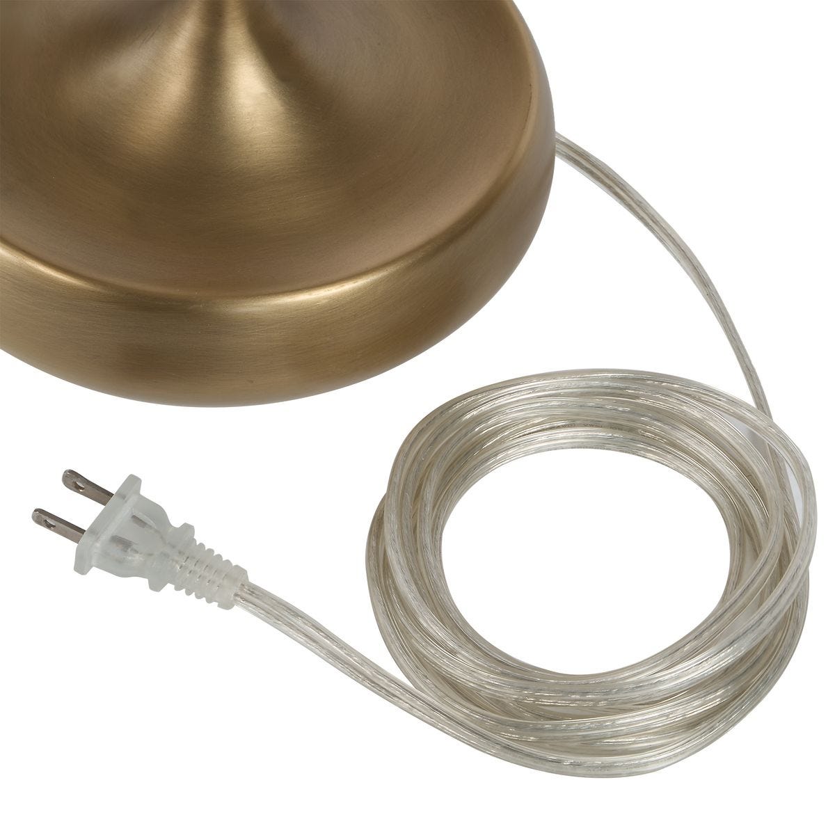 Flat Top Floor Lamp - Brass