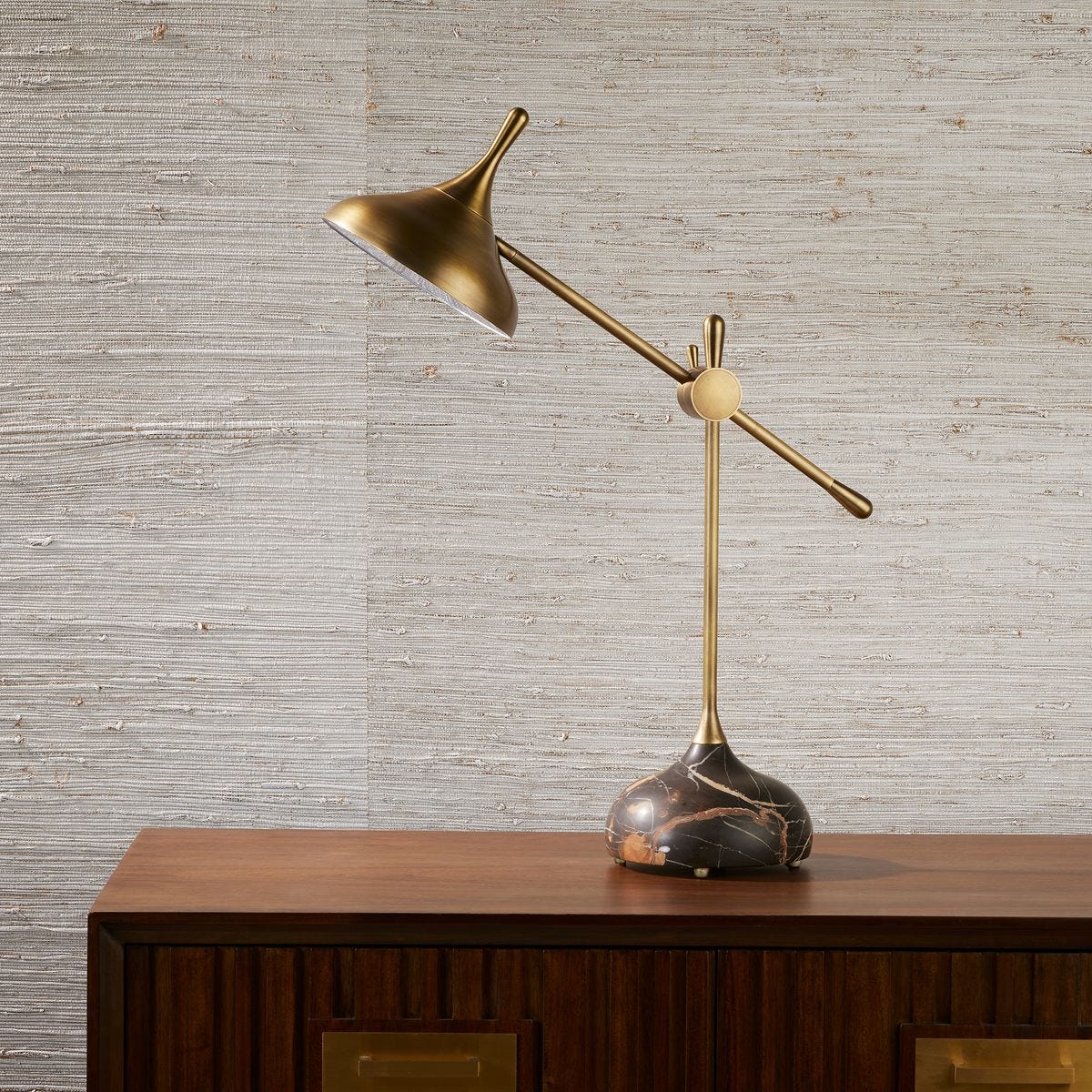 Kiss Adjustable Arm Desk Lamp - Michelangelo Marble