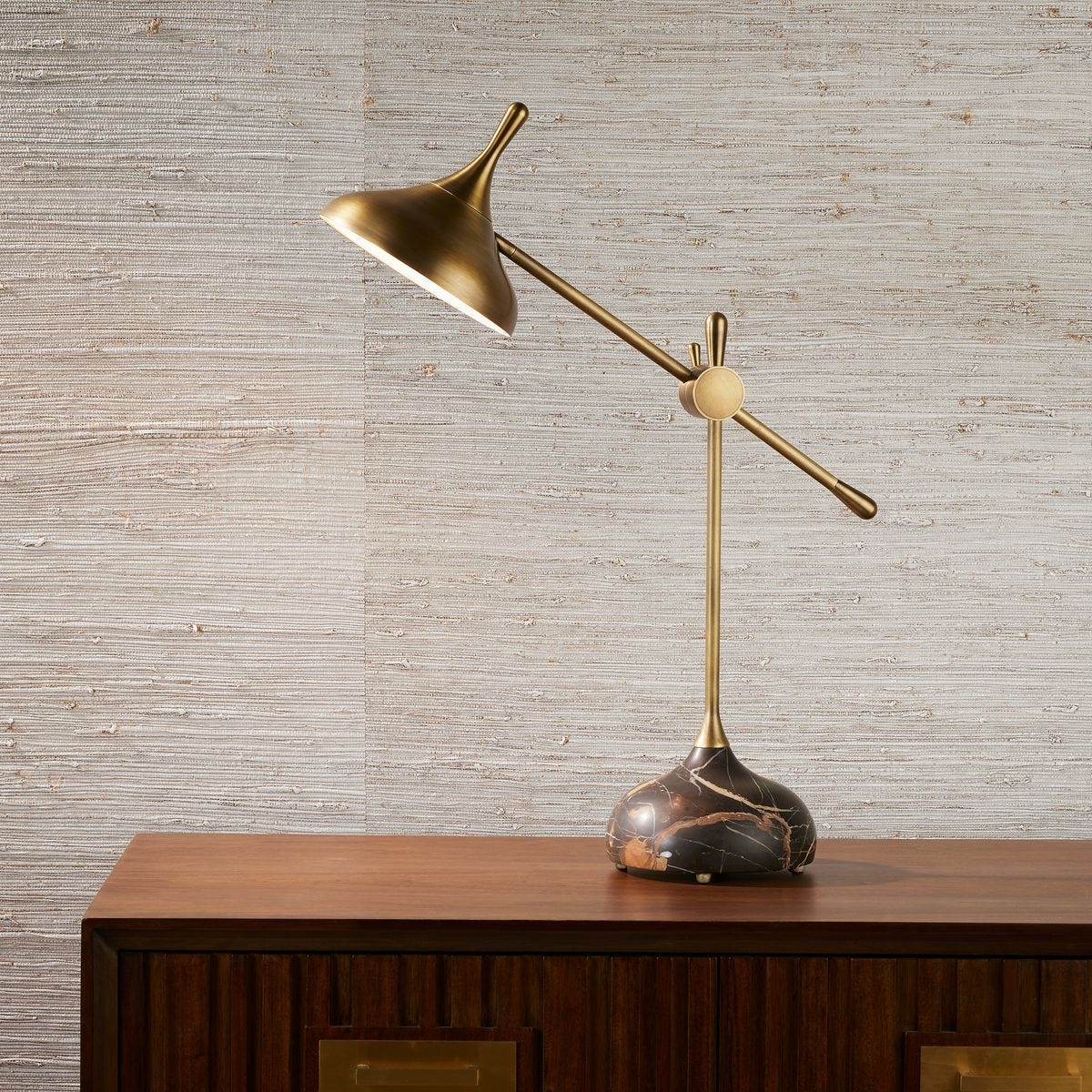 Kiss Adjustable Arm Desk Lamp - Michelangelo Marble